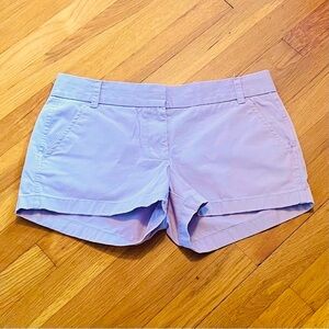J. Crew Women's Lavender Chino Shorts
